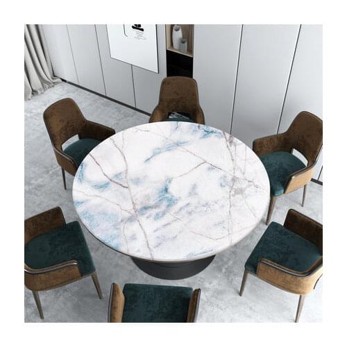 Nordic Marble PVC Table Mat Protect The Desktop Kitchen Pattern Oil Table Cover Glass Soft Cloth Table Cover Free Shipping