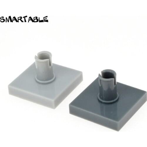Smartable Tile 2x2 with Pin Building Blocks Brick MOC Parts DIY Toys For Kids Education Compatible 2460 80pcs/set