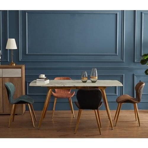 Light Luxury Style Light Luxury Chair Back Simple Modern Family Restaurant Chair Back Stool