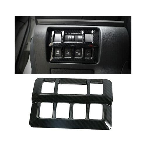 Inner Head light Switch Button Cover Trim 1pcs For Subaru XV Crosstrek 2018-2020