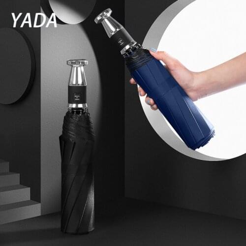 YADA Brand 10K Large Folding Automatic Umbrella Rain Women Sunny And Rainy Umbrella For Womens Windproof Umbrellas YS210029