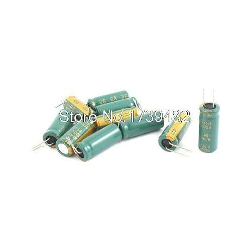 100V 68uF Capacitance Radial Electrolytic Capacitors 105C 10Pcs