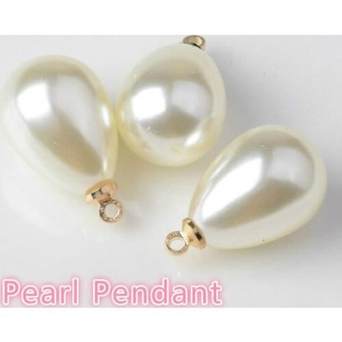 Gold Water Drop Pearl Pendants Floating Charms For Jewelry Making Diy Tassel Earrings & Necklaces Accessories