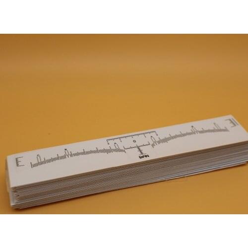 50pcs Disposable Microblading eyebrow measurement ruler stickers Eyebrow Design Tools Professional design by Microblading master