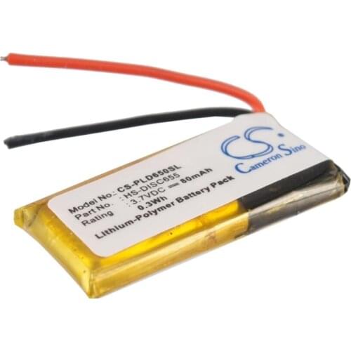 Cameron Sino 80mah battery for PLANTRONICS Discovery 610 640 645 650 655 665 Voyager 815 818 835 855 HS-DISC655 AHB351045