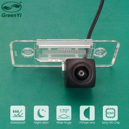 GreenYi 170 Degree HD 1280*720 Vehicle Camera for Porsche Cayenne VW Touareg Passat Tiguan Polo Golf Fabia Car Rear View Camera