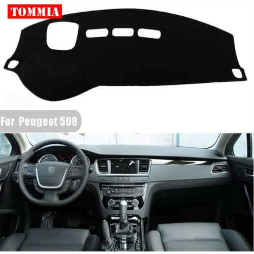 For Peugeot 508 2010-2015 Dashboard Cover Non Slip Dash Mat Sun Shade Carpet Pad