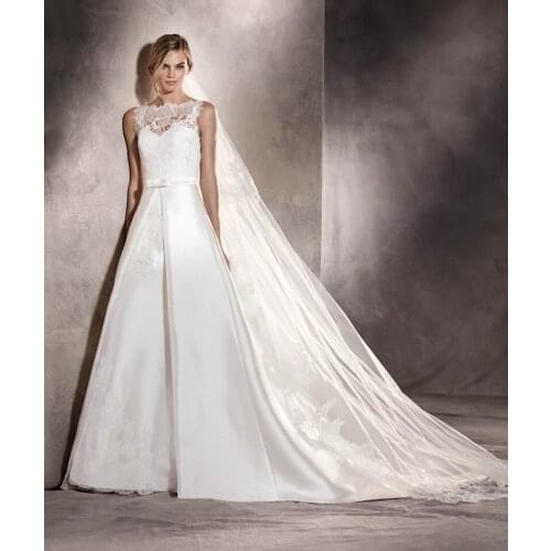 EXNY Wedding Dresses With A Train