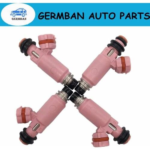 4pcs Fuel injectors For Subaru Forester 2001-2005 Impreza WRX 01-06 2.0L 2.5L 16611AA370, 195500-3910, 16611-AA510