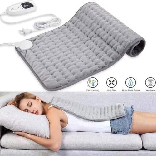 Electric Warmer Heating Pad Machine-wash Large Flexible Fast Heating Lengthened Power Cord Super-Convenient Portability