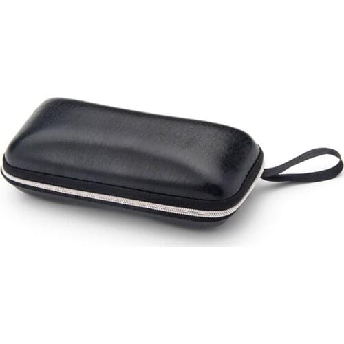 Korean Zipper Glasses Case Sunglasses Imitation Leather Square B011