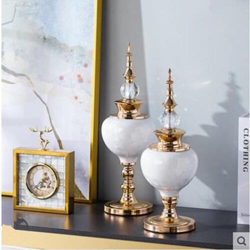 Beautiful ceramic crafts, wedding decoration gifts, home office desktop decoration, European and American style ceramic art