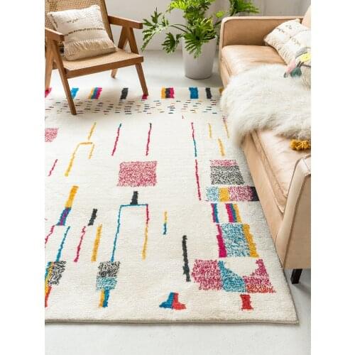 Morocco Shaggy Rugs And Carpet For Living Room Home Bedroom Rug Study Coffee Table Floor Kids Soft Rugs Room Nordic Mat Carpet