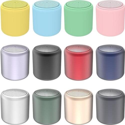 Mini Portable TWS Bluetooth Speakers Wireless Stereo Subwoofer Music Player Loudspeaker Desktop Bluetooth Speaker 12 colors
