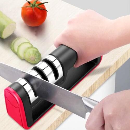 Kitchen Knife Sharpener Diamond Tungsten Quick Sharpening Stone Multifunction Knife Grinder Chef Accessories Tool