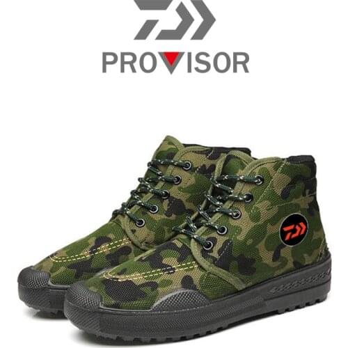 2020 New Dawa Boot Outdoor Shoes Non-slip Fishing Shoes Breathable Quick Dry Boot Camouflage outdoor Climbing Shoes Fishing Boot