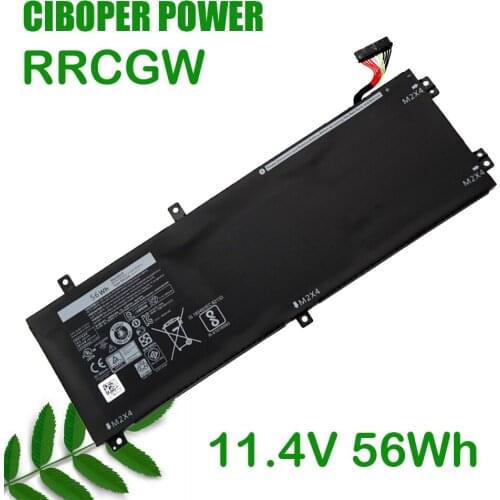 Ciboperpower New Origina Laptop Battery RRCGW 11.4V 56WH For 15 9550 Precision 5510 Series M7R96 62MJV Rechargeable Battery