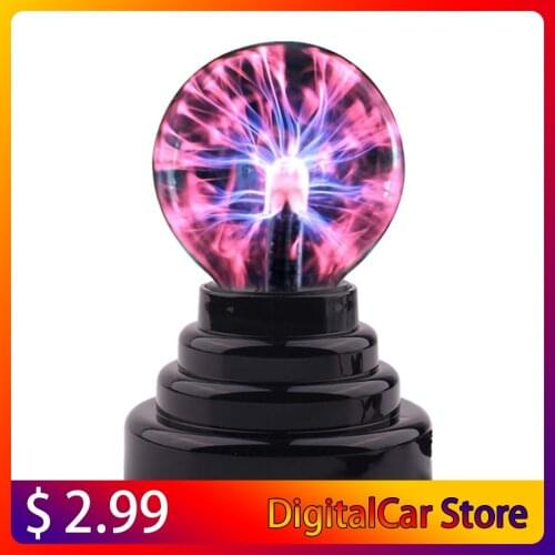 Plasma Ball Atomosphere Night Light Lava Lamp Supply By USB and AAA Batteries Kids Gift 2020 Magic Lightning Bolt LED Lampen