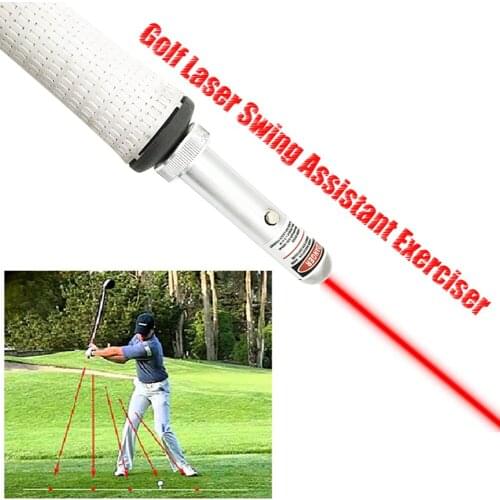 Golf Swing Flat Concealer Laser Golf Trainer Swing Flat Golf Aid Training Laser Pointer Point Address Swing Assisted Exerciser