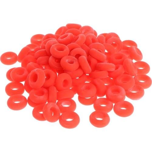 100 Pcs Castration Rubber Ring Pliers Accessories Elastic Reusable Tail Cutting