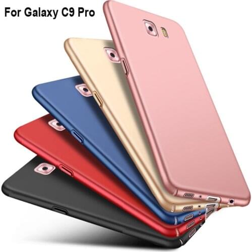 Luxury Simple Cover Protective Shockproof Phone Cases For Samsung Galaxy C9 Pro Ultra Slim Hard PC Cover C9Pro C9000 Case Coque