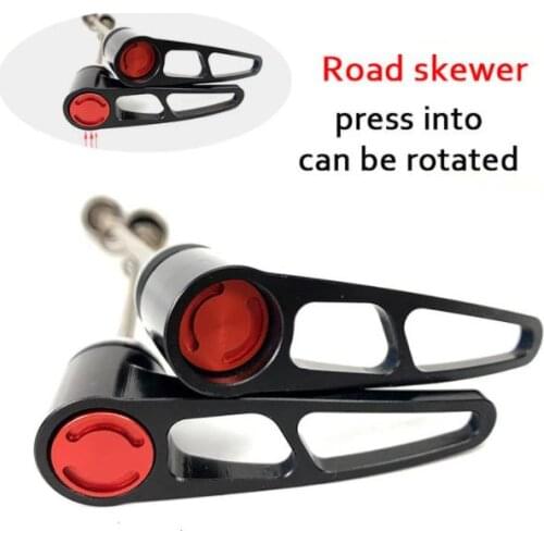 Bike Quick Release Titanium Axle Skewer QR for Road Bicycle MTB Hub 77g/Pair Front 100mmX5mm and Rear 135mmX5mm