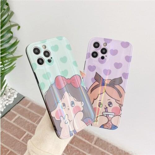 PINZHENG Cute Cartoon Princess Phone Case For iPhone 7 8 Plus Silicone Protective Cover For iPhone X XS XR 11 12 Pro Max Case
