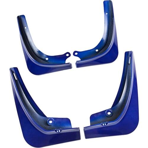 Blue Auto Mud Flap Splash Guard Mudguard For Tesla Model 3 2016-2019