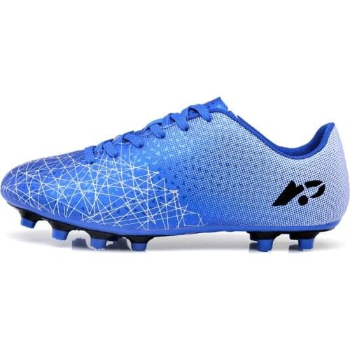 ZHENZU Outdoor Men Football Shoes Kids Football Boots Soccer Shoes Boys Training chuteira futebol Eur size 35-44 voetbalschoenen