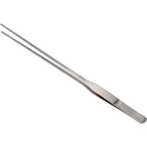 27 cm tweezers Long Straight Tweezer Stainless Steel Aquarium Basin Drop shipping