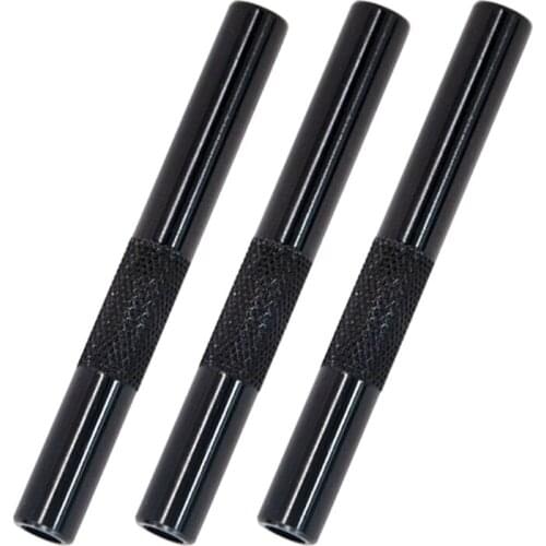 3PCS/lot 70mm Metal Snuff Snorter Hose Tube Sniffer Aluminum Pen Style Snuff Snorter Dispenser Smoke Pipe Accessories