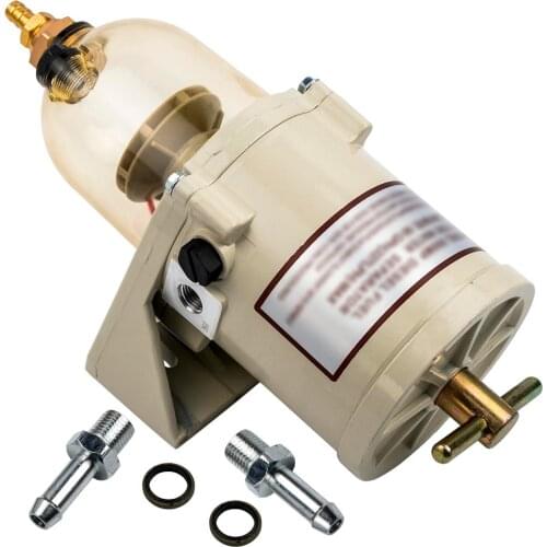 500FG Diesel Marine Trucks Fuel Racor Filter Oil Water Separator & Bolt Ring