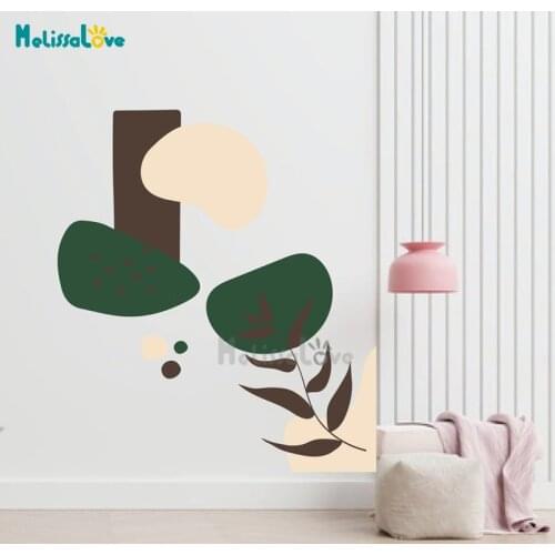 Abstract Modern Home Look Scandinavian Designed Decor Living Room Bedroom Removable Vinyl Wall Sticker BD754