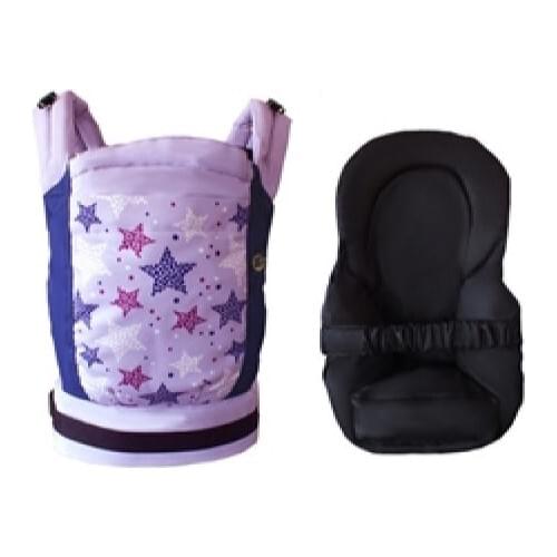Babalinbaby Lilac Stars Newborn Set Ergonomic Kangaroo