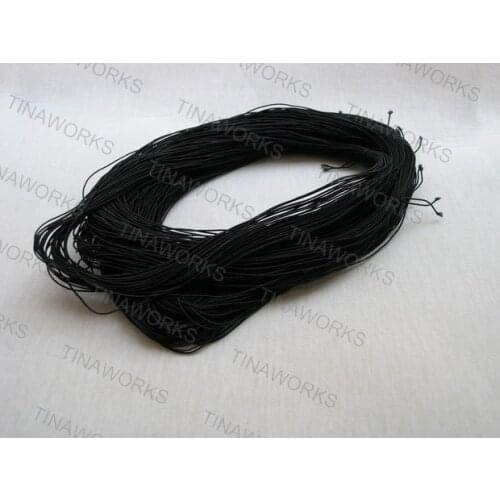 FREE SHIPPING 260 Meters Black Stretch Elastic Beading Cord 1MM