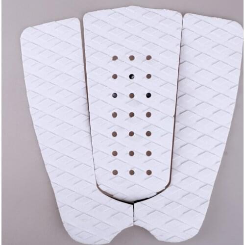 3Pieces Surfboard Traction Pad White Diamond Stomp Mat Skimboard Paddleboard Surf Deck Grips Stomp Pad Water Sports Accessories