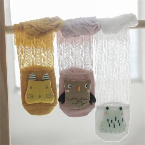 MAYA STEPAN 1 Pairs Baby Floor Boy Girl Kids Children Cotton Cartoon Summer Breathable Anti-mosquito Anti Skid Toddler Slipper