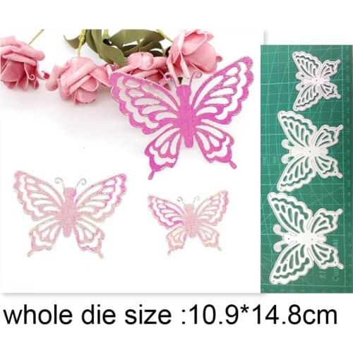 Layering Butterfly Metal Cutting Dies Embossing Die Cut Mold Scrapbooking dies Paper Craft Knife Mould Blade Punch Stencils dies