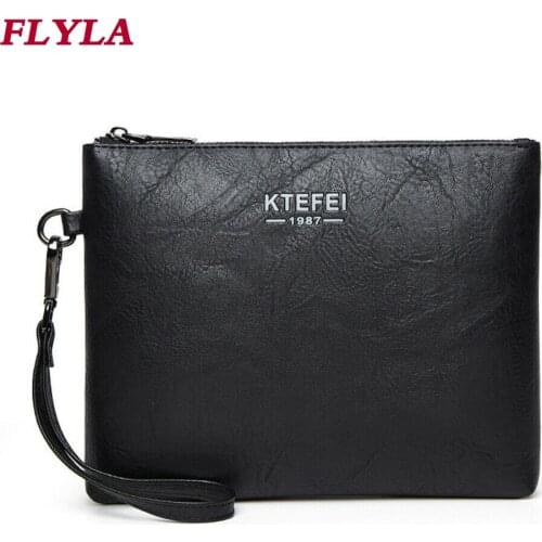 New Mens Clutch Bag Fashion Casual Business Clutch Envelope Bag Wallet Bag