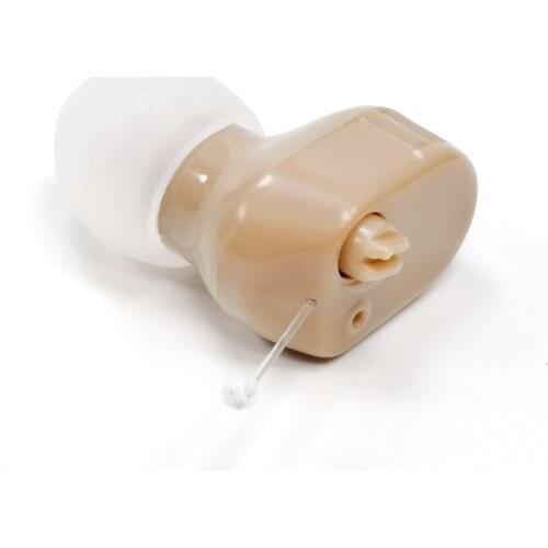 New Hearing Aid Headphones Mini Ear Canal Inner Ear Invisible Sound Receiver Loudspeaker Volume Adjustable Ear Sound Amplifier