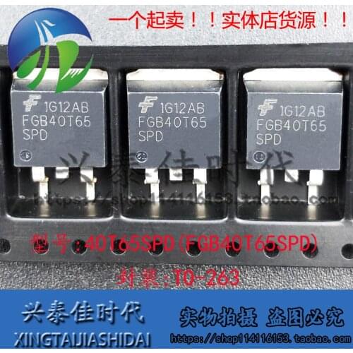 Original new 2pcs/ 40T65SPD FGB40T65SPD TO-263