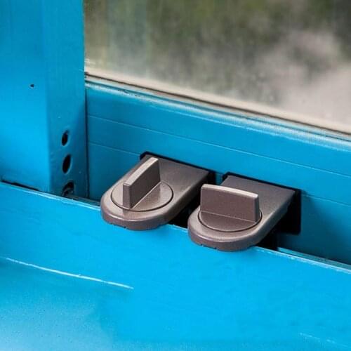 Anti-theft window lock plastic steel aluminum sliding window lock translation window lock buckle Sliding Sash Cabinet Locks