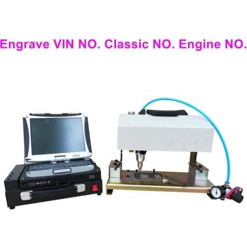 Handheld type hot sale Stainless Steel Nameplate Dot Pin Marking Machine Dot Peen Marking Machine 2019 made in China 18090