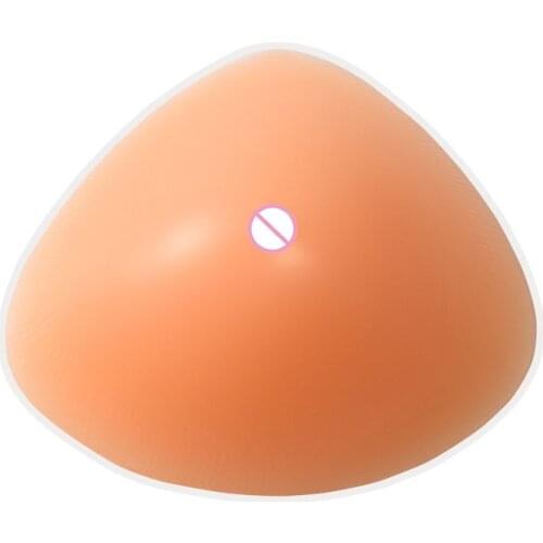 Sanderala 200-300g Silicone Breast Form Supports Artificial Chest False Prosthesis Super Soft Sponge Pad Cover Up Rhinestone Bra