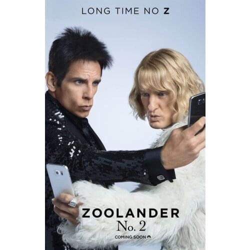 ZOOLANDER 2 MOVIE Art Silk Poster Print 24x36inch