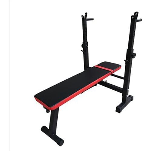 Bench Press Weight Bench Barbell Set Barbell Bed Barbell Bench Press Squat Rack Multifunctional Folding Indoor Sit-Up Board XJ