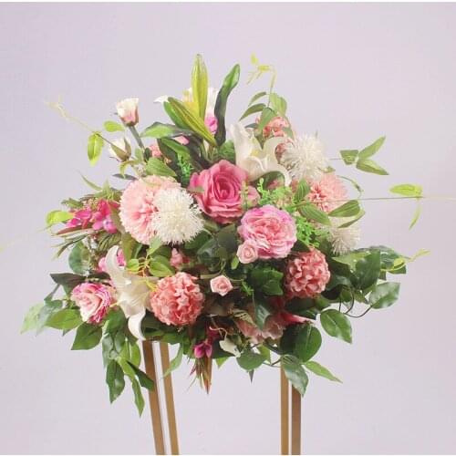 SPR 35cm wedding table centerpiece flower ball artificial flore party home event backdrop flower decoration