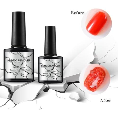 8ml UV Gel Polish Burst Magic Remove Gel Liquid Surface Sticky Layer Residue Acrylic Clean Degreaser Soak Off Nail Art Lacquer