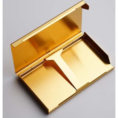 Thin Cigarette Case Foe Women 20 Stickers Ladies Metal Pocket Gift Fashion Size Portable Cigarette Case Box V3J6