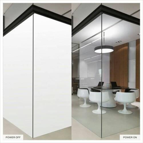 SUNICE Smart PDLC Film, White/ Black Window Tint, Switchable Control Privacy Decoration for Home Office Building CUSTOMIZED